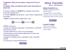 Tablet Screenshot of ibizatransfert.com